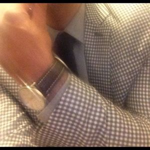 JOE FRESH Mini-check Slim Fit blazer - fits men LG